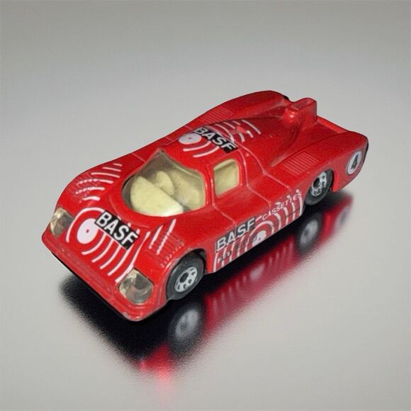 1984 Matchbox Red #4 Sauber Group C Racer BASF Car Macau 1:55 Scale - Picture 1 of 6